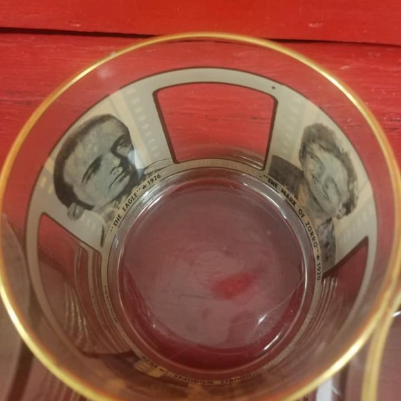 Vintage The Roaring 20s Themed Glass Tumblers - Picture 6 of 7